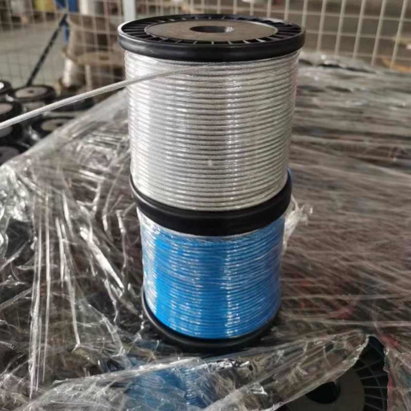 6x7+Fc-1.6mm Galvanized Steel Wire Rope With Packing In Coil And On Reel