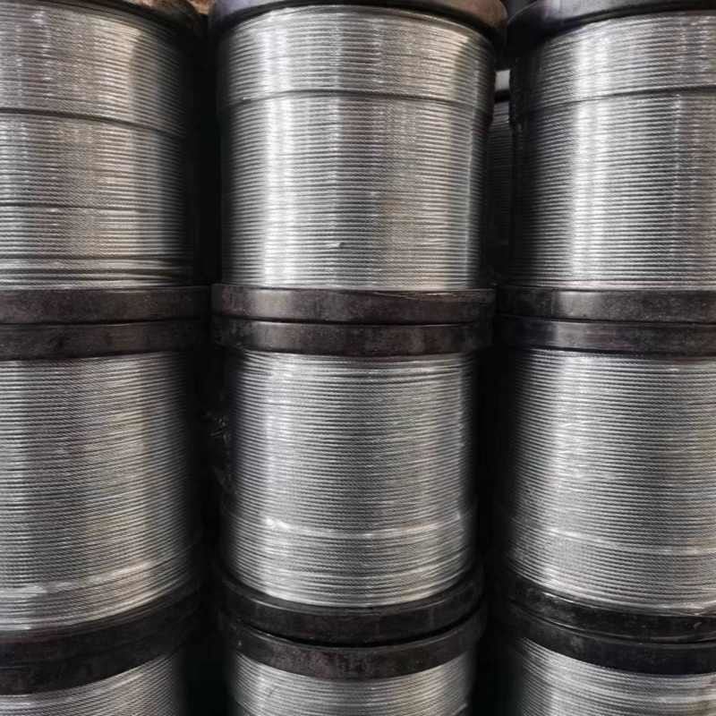 6x7+Fc-1.6mm Galvanized Steel Wire Rope With Packing In Coil And On Reel