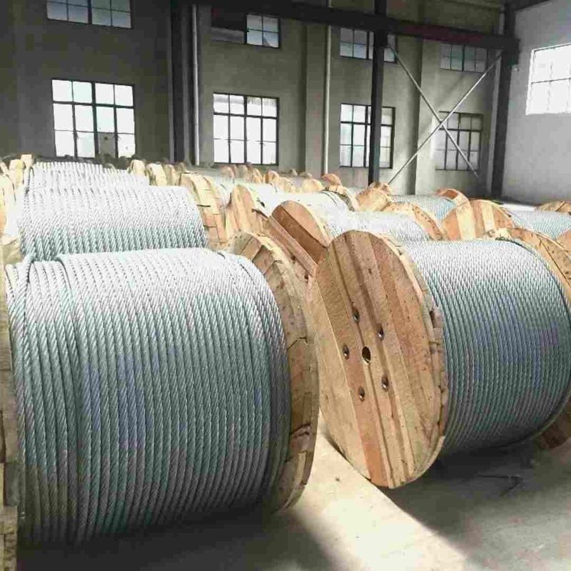 6x37+FC Galvanized Steel Wire Rope DIN GB Standard