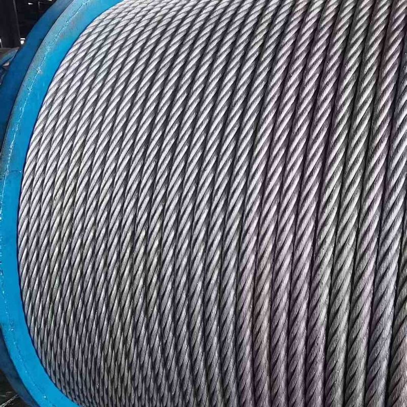 6x12 7FC Galvanized Steel Wire Rope For Superior Corrosion Resistance And Strength