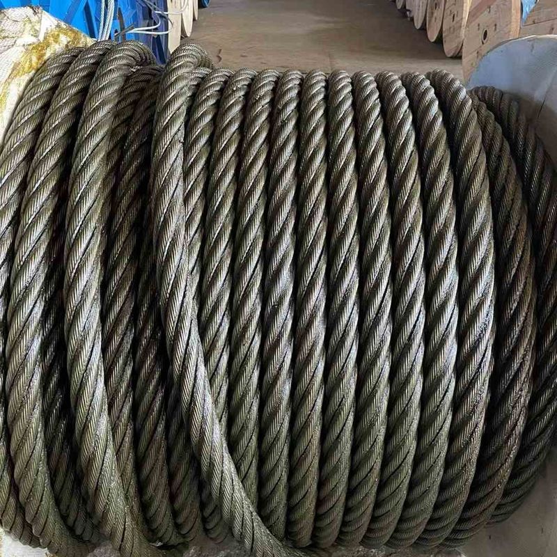 6x19S+FC Galvanized Steel Wire Rope ASTM 48mm