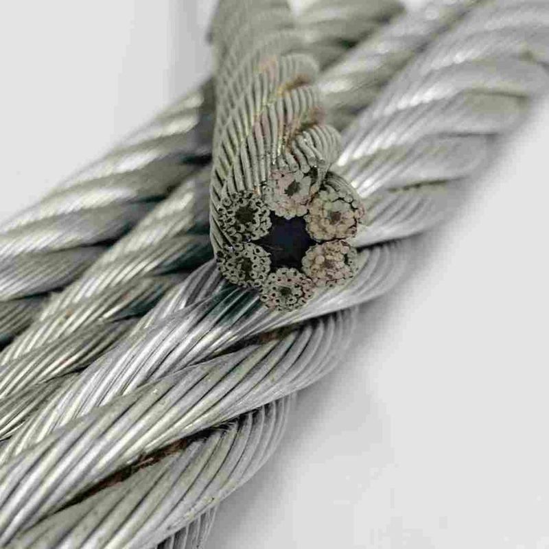 RHRL 6x24+7FC Galvanized Steel Wire Rope BS Standard