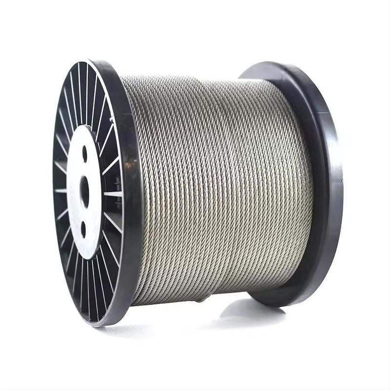 8x19S+FC Galvanized Steel Wire Rope AISI 6mm