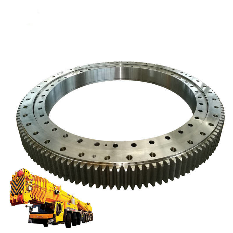 Four Point Contact Single Row Ball Slewing Bearing For Trailers