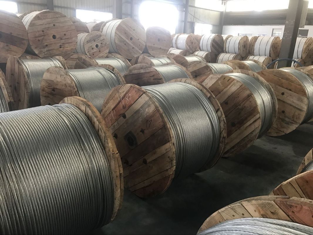 Zinc Coated Steel Wire Cable Strand 3 8 Inch ASTM A 475 EHS Class A Coating