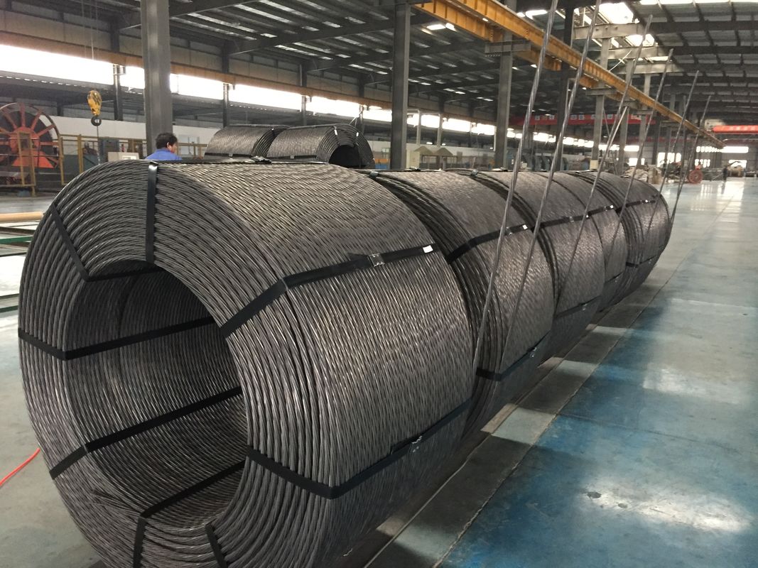 LRPC 12.7mm 15.24mm Prestressed Concrete Steel Strand Wire 1860MPA