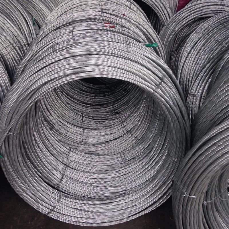 Galvanized Steel Wire Strand For Stay Wire , High Strength / Middle Strength And Low Strength